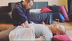 Japanese shiatsu massage